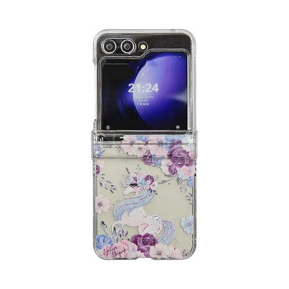Cute Flower Girl Bracelet Case for Samsung Galaxy Z Flip