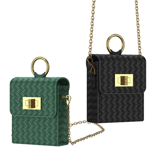 Luxury Leather Mini Bag for Samsung Galaxy Z Flip 4