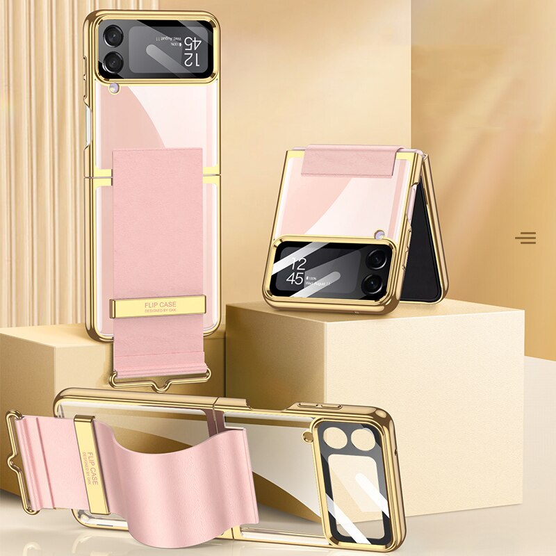 Wrist Strap Holder Case for Samsung Galaxy Z Flip 4