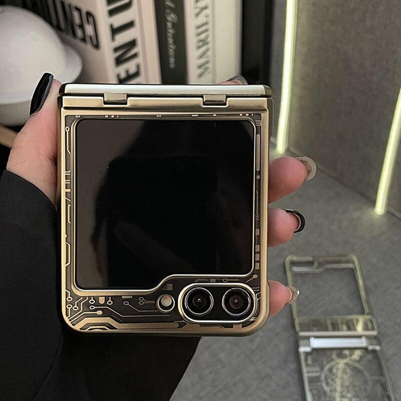 Circuit Pattern Case For Samsung Z Flip 5
