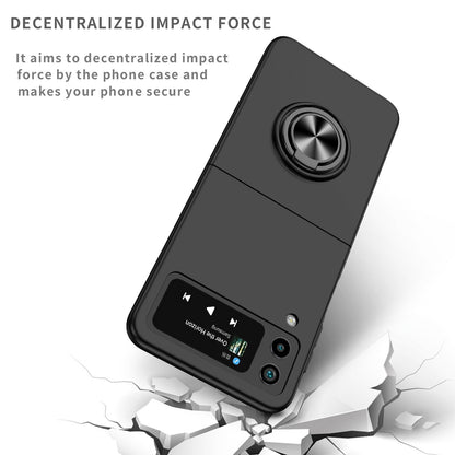 Ultra Thin Case with Magnetic Ring Bracket for Samsung Galaxy Z Flip 4