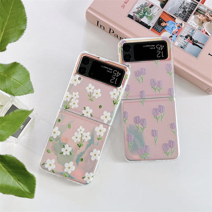 Retro Tulip Flower Case for Samsung Galaxy Z Flip 4