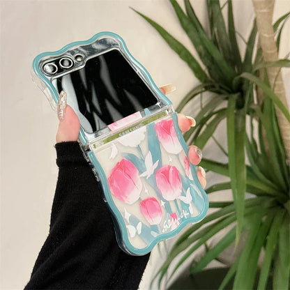 Cute Tulip Flower Case for Samsung Galaxy Z Flip 3/4/5