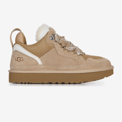 Suede Shearling Low Baskets - Sand Edition