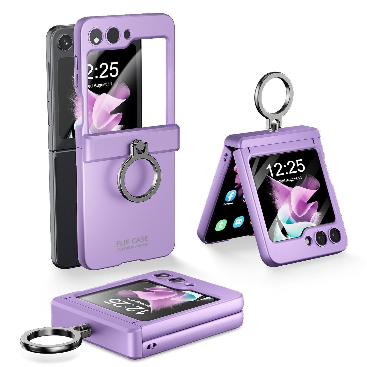 Shockproof Case with Ring Bracket for Samsung Galaxy Z Flip 5