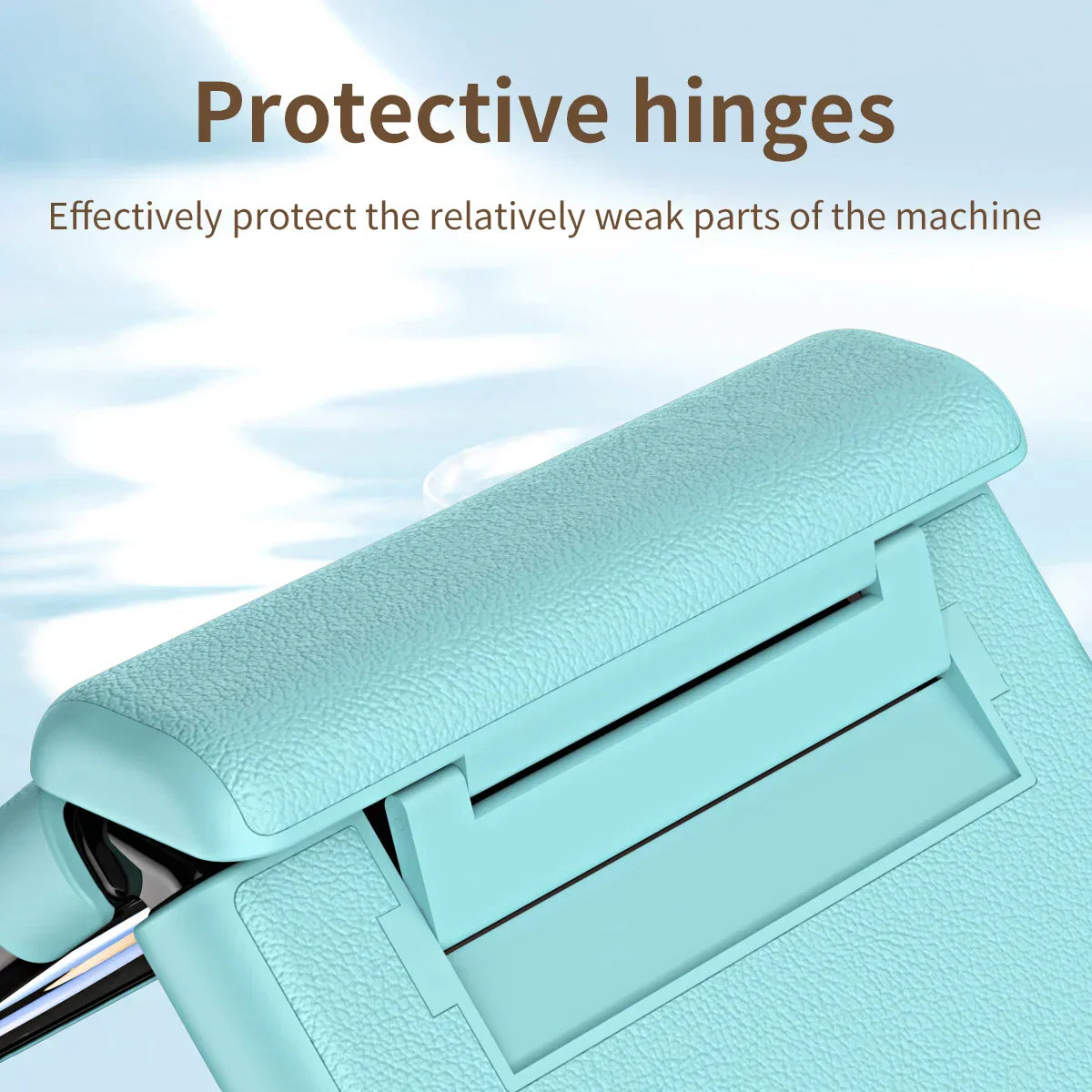 Hinge Protection Leather Case For Samsung Galaxy Z Flip 6