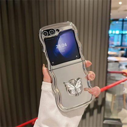 Luxury Butterfly Rotating Case for Samsung Galaxy Z Flip Series