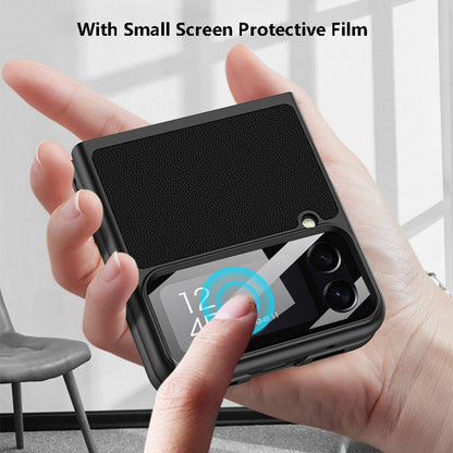 Leather Case with Card Holder For Samsung Galaxy Z Flip 4