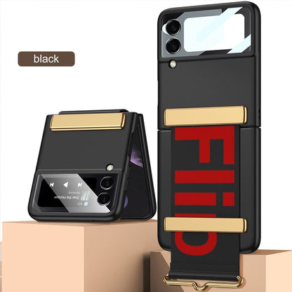 Wristband Bracket Case For Samsung Galaxy Z Flip 4
