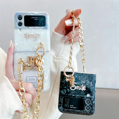 Perfume Bottle Case for Samsung Galaxy Z Flip 3 & 4