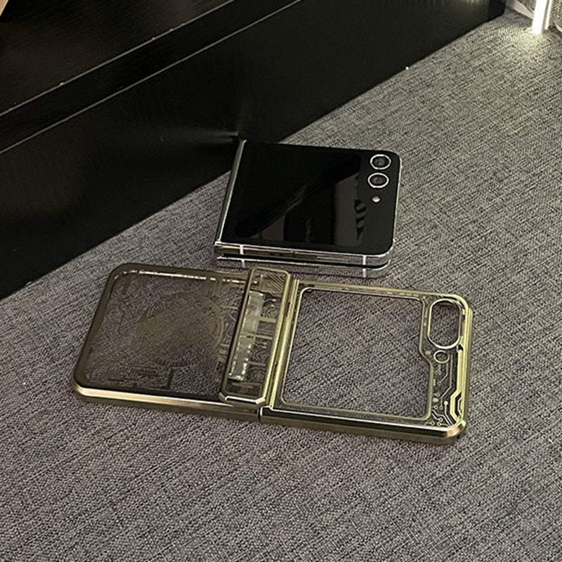 Circuit Pattern Case For Samsung Z Flip 5