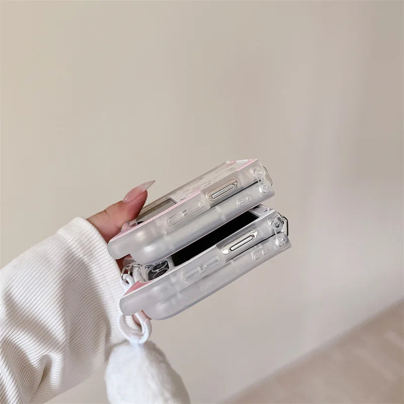 Cute 3D Halloween Ghost Case for Samsung Galaxy Z Flip 3/4/5/6