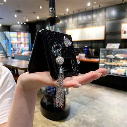 Luxury Heart Diamond Case for Samsung Galaxy Z Flip 3/4/5