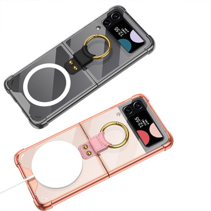 Transparent Wireless Charging Magnetic Case For Samsung Galaxy Z Flip 4