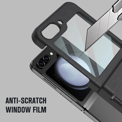 Leather Case With Touch Pen Case for Galaxy Z Flip 5