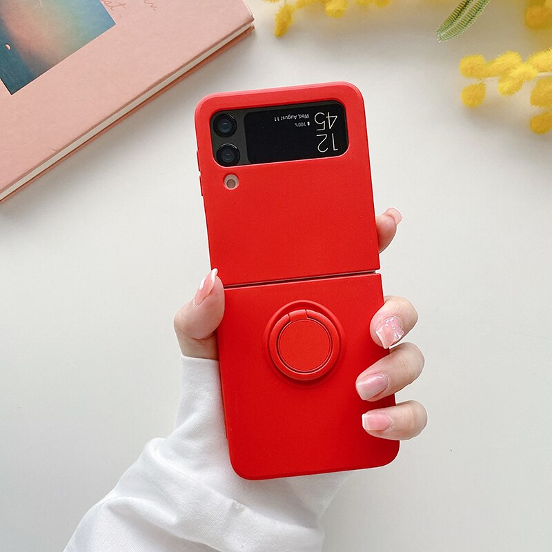 Case with Magnetic Ring Holder for Samsung Galaxy Z Flip 4
