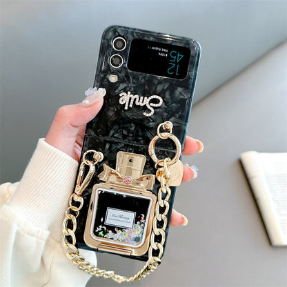 Perfume Bottle Case for Samsung Galaxy Z Flip 3 & 4