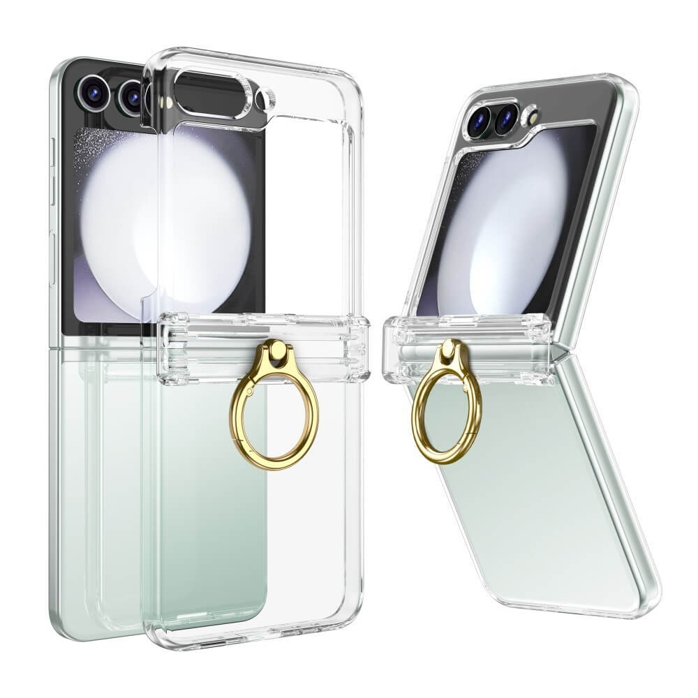 Shockproof Matte Case with Ring Holder For Samsung Galaxy Z Flip 5