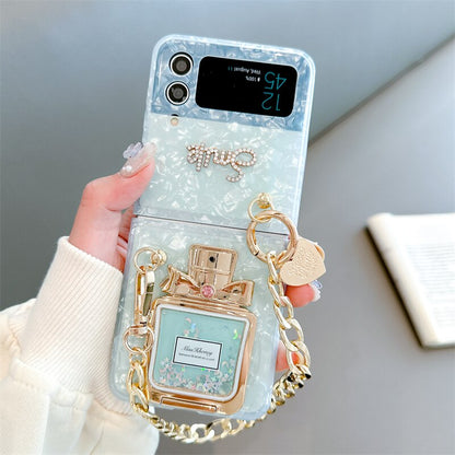 Perfume Bottle Case for Samsung Galaxy Z Flip 3 & 4
