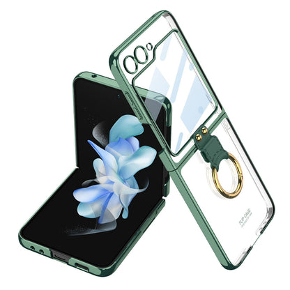 Electroplating Case with Ring Bracket for Samsung Galaxy Z Flip 5