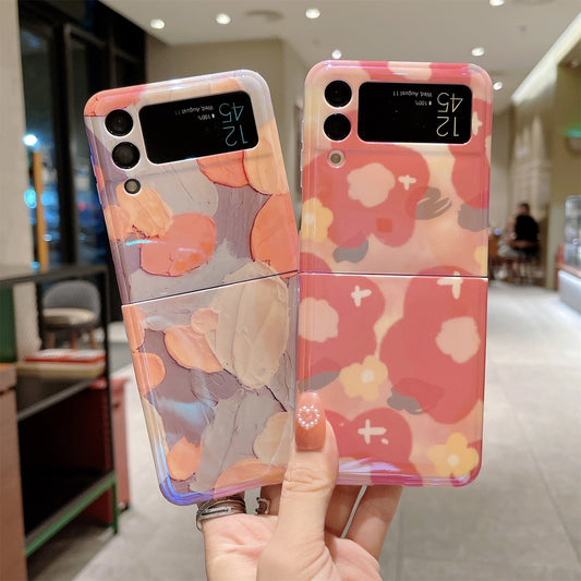 Oil Painting Flowers Case for Samsung Galaxy Z Flip 4