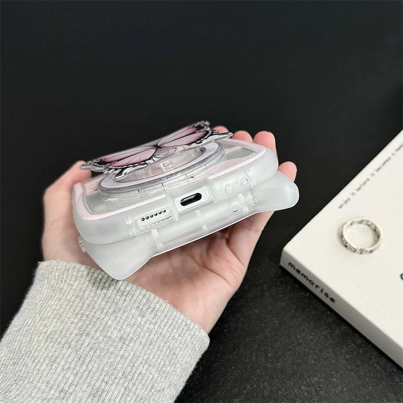 Cute Butterfly Magnetic Case for Galaxy Z Flip