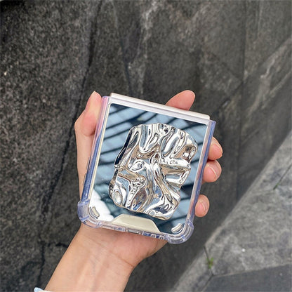 Bracket Makeup Mirror Case For Samsung Galaxy Z Flip 4