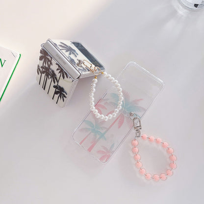 Simplicity Coconut Tree Phone Case For Samsung Galaxy Z Flip 4