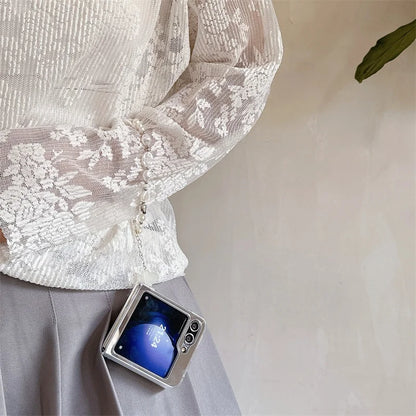 3D Cloud Love Heart Case for Samsung Galaxy Z Flip 3/4/5