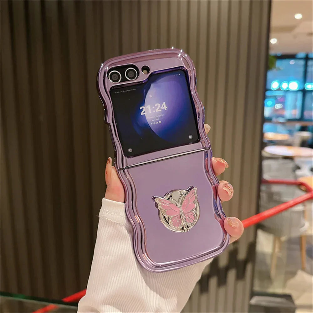 Luxury Butterfly Rotating Case for Samsung Galaxy Z Flip Series