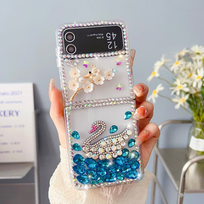 Luxury Colorful Rhinestone Case For Samsung Galaxy Z Flip 3 & 4