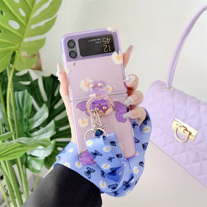 Cute Crossbody Butterfly Case For Galaxy Z Flip 3 & 4