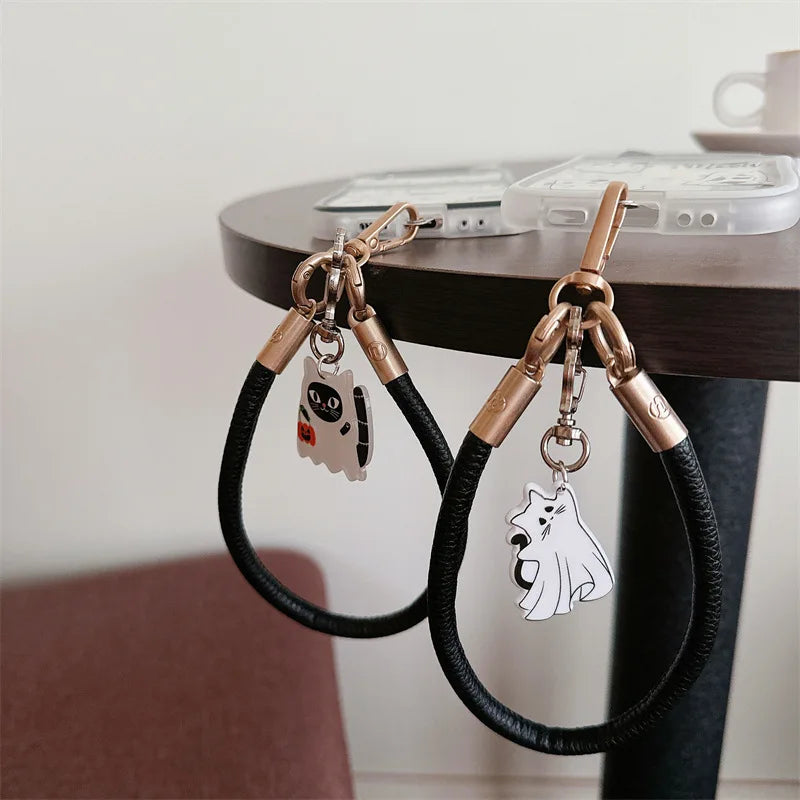 Cute Halloween Cat Ghost Case for Samsung Galaxy Z Flip 3/4/5/6