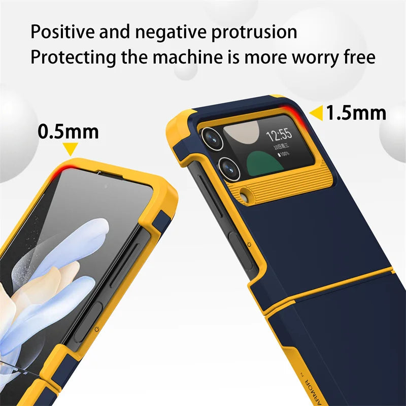 Heavy-Duty Shockproof Armor Case for Galaxy Z Flip