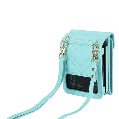 Luxury Crossbody Wallet Case for Samsung Galaxy Z Flip