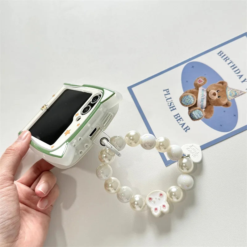 Cartoon Christmas Rabbit Hard Case for Samsung Galaxy Z Flip Series