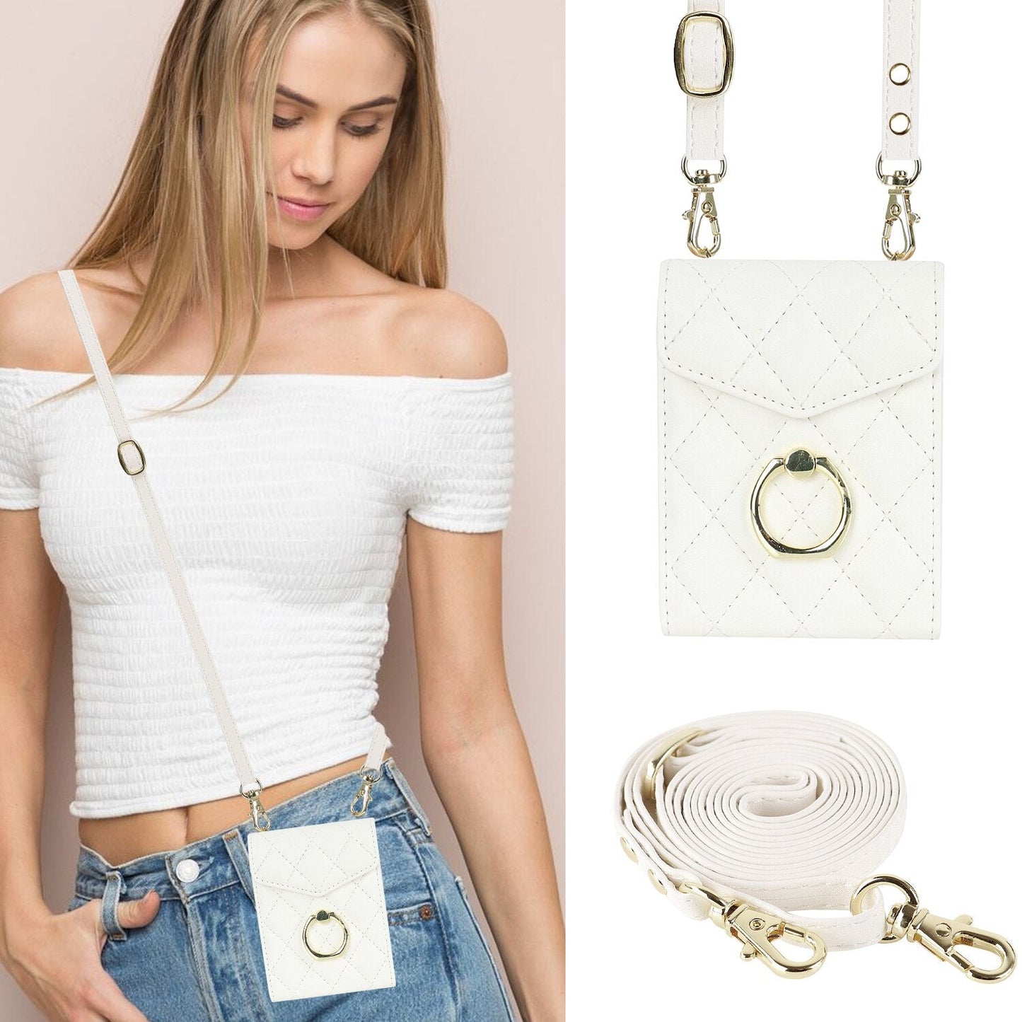 Luxury Wallet Leather Phone Case For Galaxy Z Flip