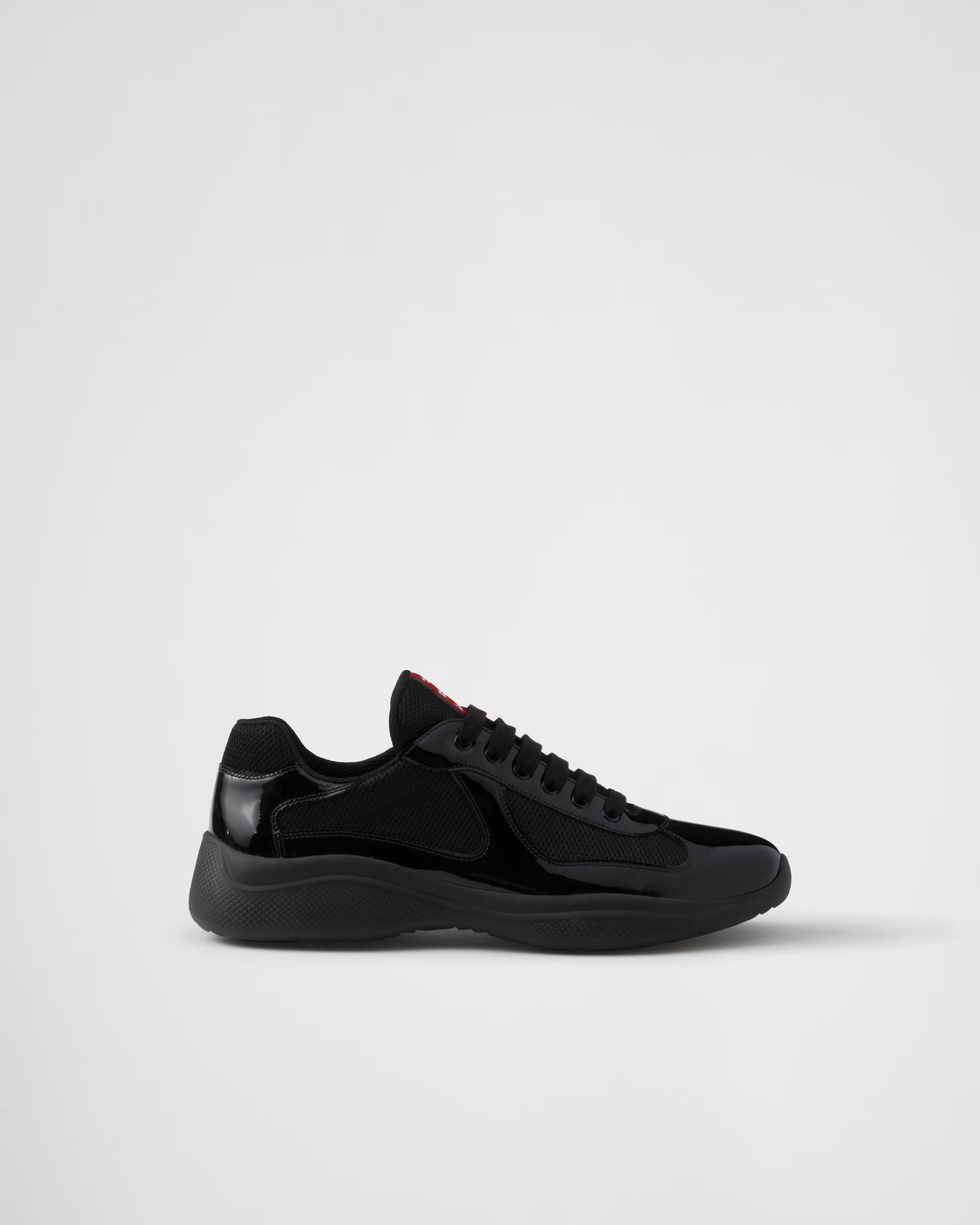 America's Cup sneakers in patent leather and technical fabric - Black Edition