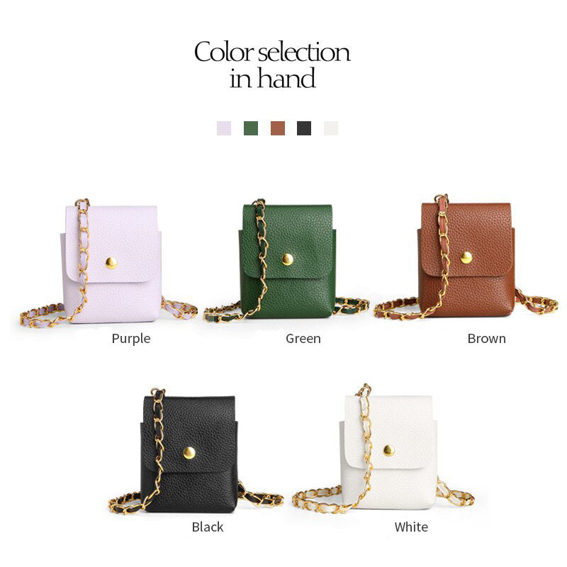 Crossbody Leather Mini Phone Bag For Samsung Galaxy Z Flip 4