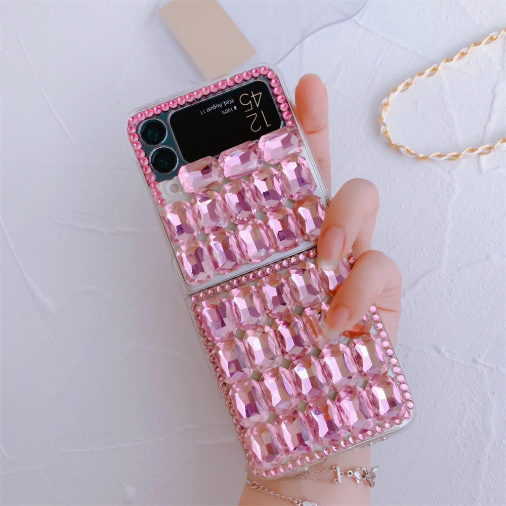 Luxury Pink Case for Galaxy Z Flip 4