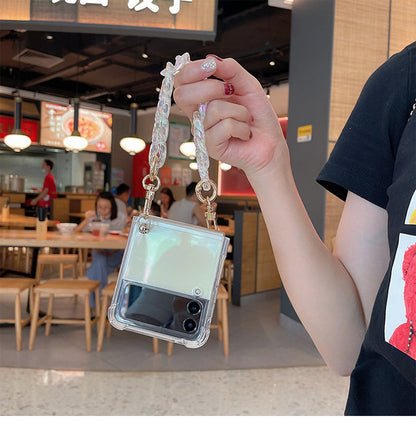 Bracelet Hand Chain case For Samsung Galaxy Z Flip 4