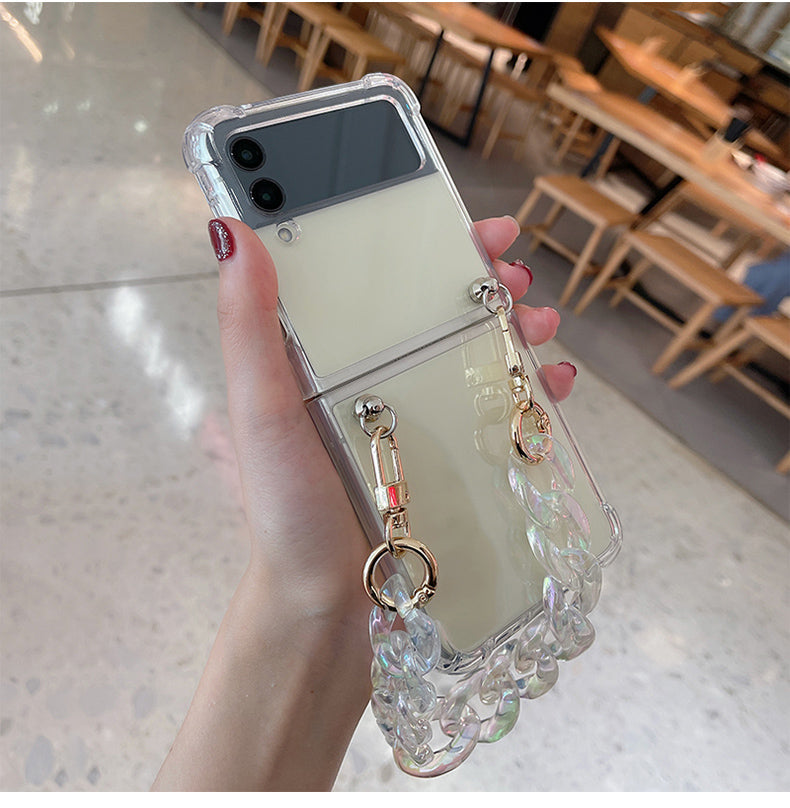 Bracelet Hand Chain case For Samsung Galaxy Z Flip 4