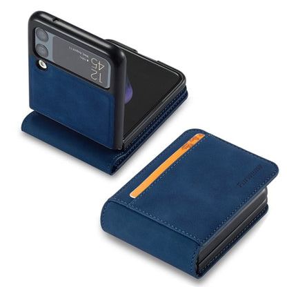 Luxury Leather Wallet Case For Z Flip 4