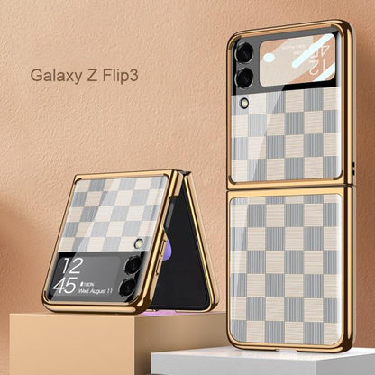 Luxury Marble Case For Z Flip 4