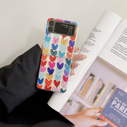 Colorful Oil Painting Case For Samsung Galaxy Z Flip 4