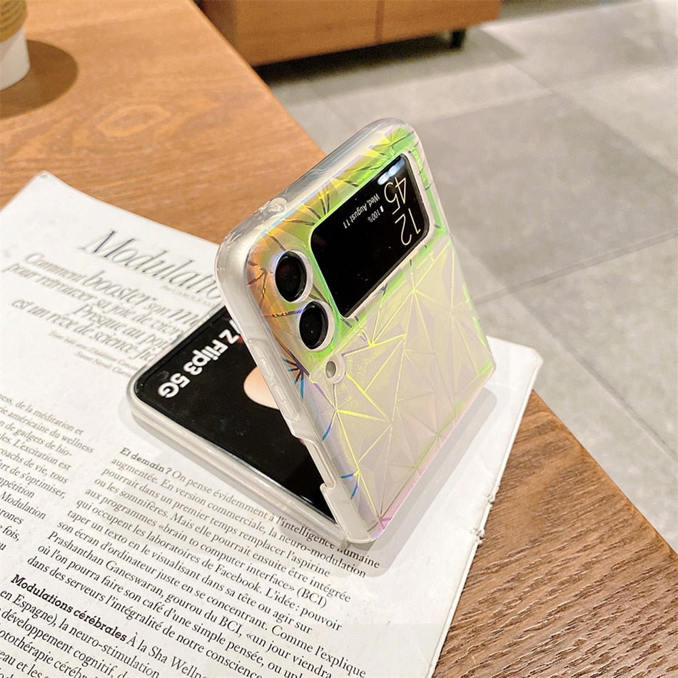 Colorful Shell pattern Protective Cover for Galaxy Z Flip 4