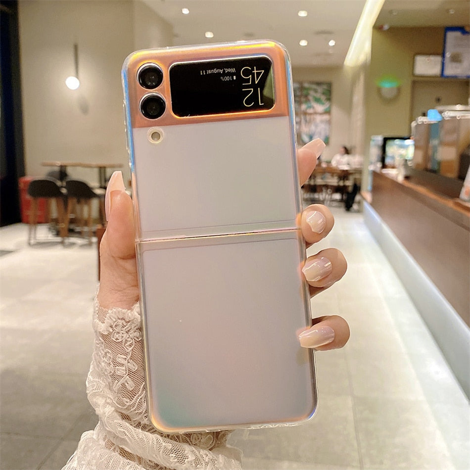 Colorful Shell pattern Protective Cover for Galaxy Z Flip 4