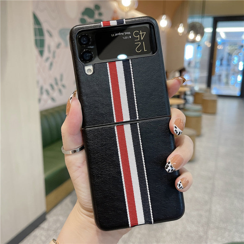 Fashion stripe Case for Samsung Galaxy Z Flip 4