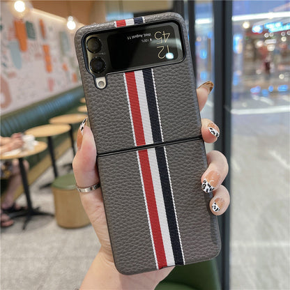 Fashion stripe Case for Samsung Galaxy Z Flip 4