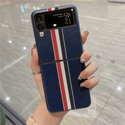 Fashion stripe Case for Samsung Galaxy Z Flip 4